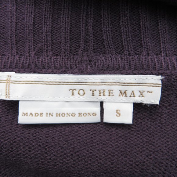 To The Max Top Cardigan Sweater Light Layer top Purple Tothemax - Picture 7 of 14